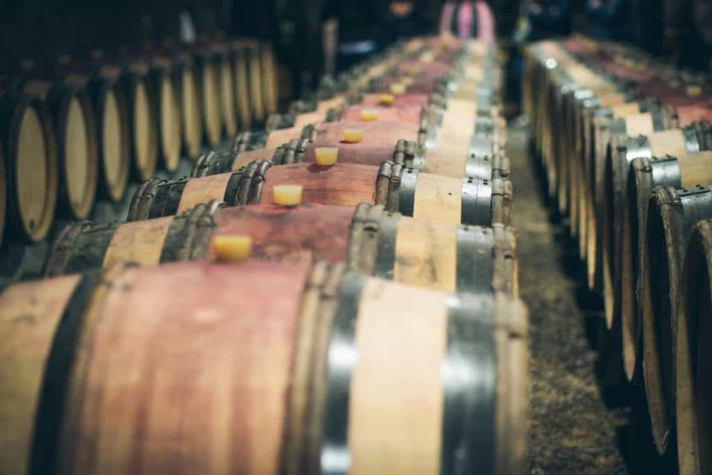 Private wine cave tour in Napa Valley.