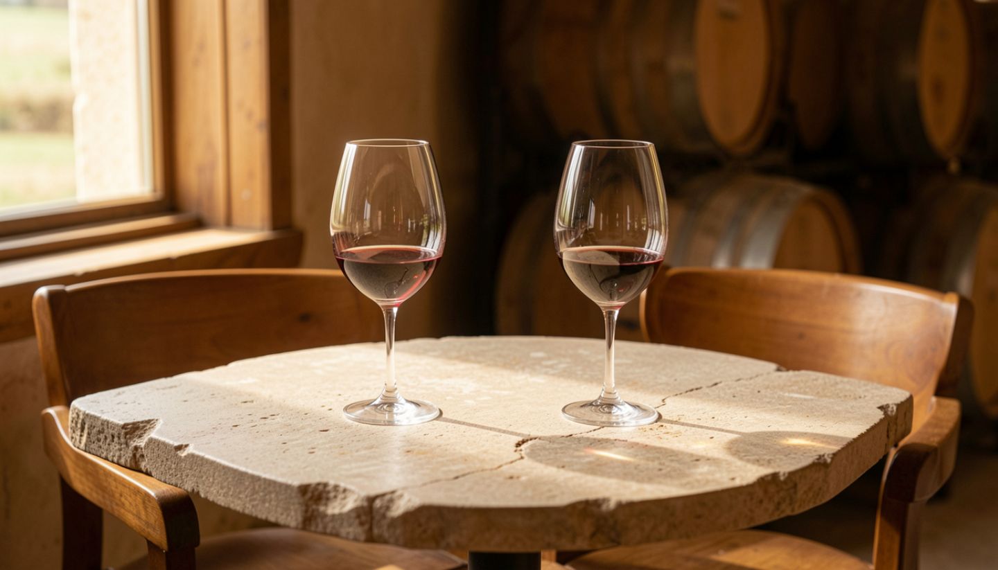Private seated winery tasting in Napa Valley designed for flow and observation, highlighting systems, process, and intentional hospitality.