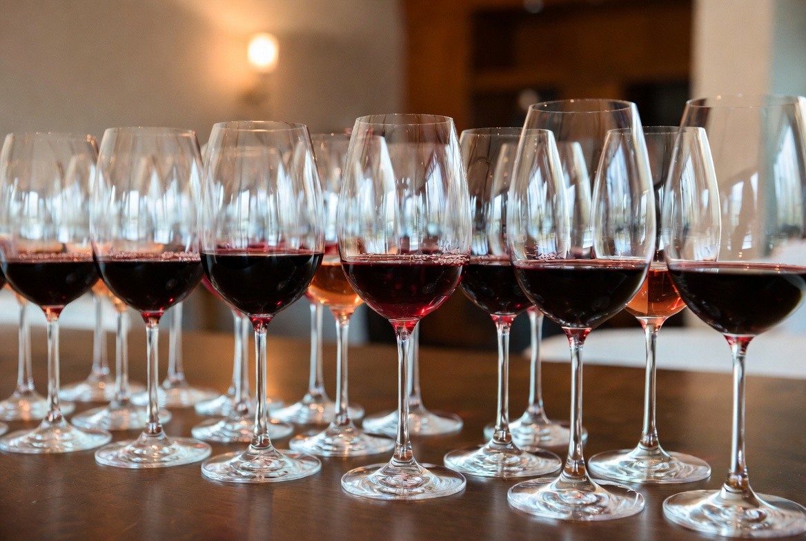Vertical wine tasting in Napa Valley showing multiple vintages of the same wine, highlighting how wines evolve over time and support thoughtful cellar building.